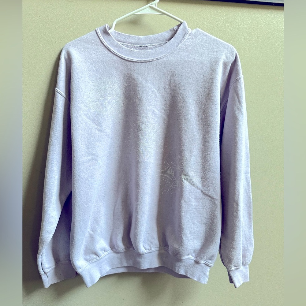 Pacsun crewneck with suns